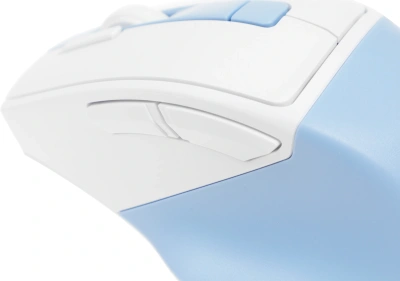 Мышь A4Tech Fstyler FG45CS Air2 голубой/белый оптическая 2000dpi silent беспров. USB для ноутбука 7but (FG45CS AIR2 USB (ICY BLUE))