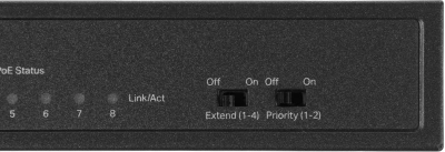 Коммутатор TP-Link TL-SF1008LP (L2) 8x100Мбит/с 4PoE 41W неуправляемый