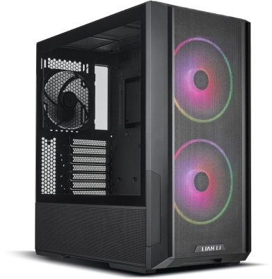 Корпус Lian-Li Lancool 216RX черный без БП ATX 2x120mm 2x140mm 2xUSB3.0 audio bott PSU