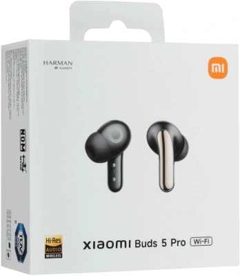 Гарнитура внутриканальные Xiaomi Buds 5 Pro WiFi-Black черный беспроводные bluetooth в ушной раковине (BHR9647GL)