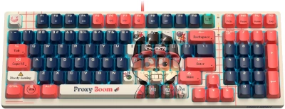 Клавиатура A4Tech AT98 Proxy Boom бежевый/красный USB for gamer LED (AT98) кабель 1.8м