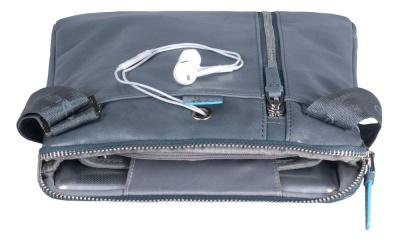 Сумка Piquadro Blue Square CA1816B2/N черная натур.кожа