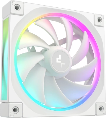 Вентилятор для корпуса Deepcool FL12 Wh ARGB 120х120x25 белый 4-pin 32дБ (R-FL12-WHAPN1-G) Ret