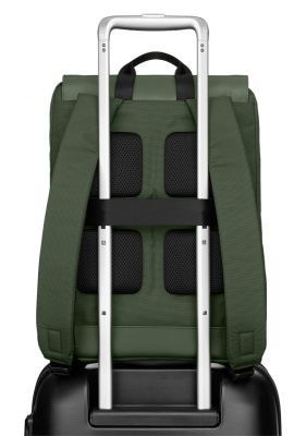 РюкзакДА Moleskine METRO FOLDOVER (ET926MTFBKK6) 31x42x10см полиамид зеленый