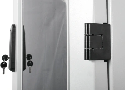 Шкаф коммутационный ЦМО (ШТК-М-24.6.6-1ААА) напольный 24U 600x600мм пер.дв.стекл 2 бок.пан. 700кг серый 455мм 60кг 180град. 1245мм IP20 металл