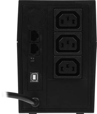 Источник бесперебойного питания Powercom Raptor RPT-600AP 360Вт 600ВА черный