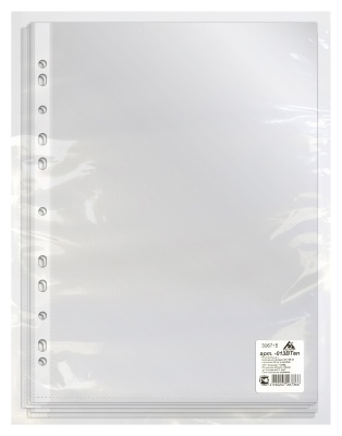 Папка-вкладыш Бюрократ -013BTEN глянцевые A4+ (упак.:100шт)