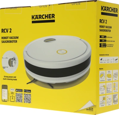 Пылесос-робот Karcher RCV 2 белый/черный