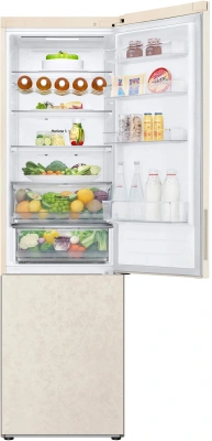 Холодильник LG GC-B509AEMW 2-хкамерн. бежевый инвертер