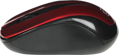 Мышь Оклик 675MW черный/красный оптическая 1200dpi беспров. USB для ноутбука 3but (1025919)