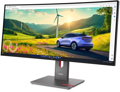 Монитор Lenovo 34" ThinkVision P34WD-40 черный IPS LED 4ms 21:9 HDMI M/M HAS Piv 2000:1 350cd 178гр/178гр 3440x1440 120Hz DP WQ USB 10кг