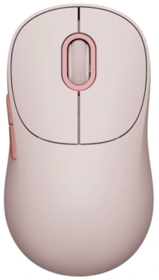 Мышь Xiaomi Wireless Mouse 3 розовый оптическая 1200dpi silent беспров. BT/Radio USB для ноутбука 4but (BHR8911GL)