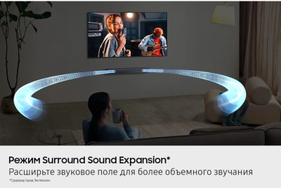 Саундбар Samsung HW-B400F/RU 2.1 40Вт черный