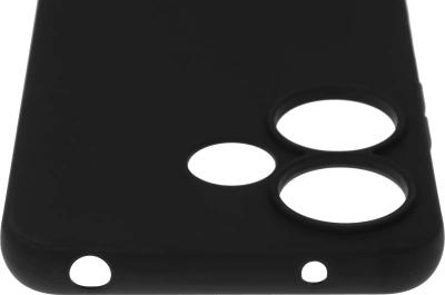 Чехол (клип-кейс) BoraSCO для Xiaomi Redmi 13 Silicone Case черный (73408)