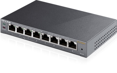 Коммутатор TP-Link TL-SG108PE (L2) 8x1Гбит/с 4PoE+ 64W управляемый
