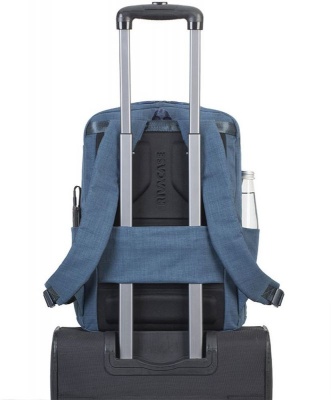 Рюкзак для ноутбука 17.3" Riva 8365 синий полиэстер женский дизайн (8365 BLUE)