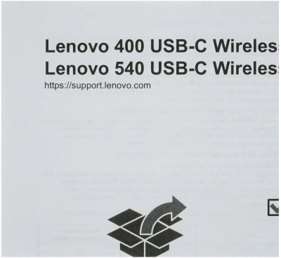 Мышь Lenovo 540 USB-C Wireless Compact светло-серый оптическая 2400dpi беспров. USB-C для ноутбука 3but (GY51D20869)