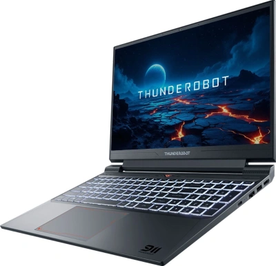 Ноутбук Thunderobot 911 X Wild Hunter G3M Evo Core i5 13420H 16Gb SSD1Tb NVIDIA GeForce RTX5050 8Gb 15.6" IPS FHD (1920x1080) FreeDOS grey WiFi BT Cam (JT009V00QRU)