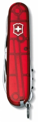 Нож перочинный Victorinox Climber (1.3703.T) 91мм 14функц. красный полупрозрачный карт.коробка