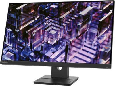 Монитор Lenovo 23.8" ThinkVision E24q-30 черный IPS LED 4ms 16:9 HDMI M/M матовая HAS Piv 1300:1 300cd 178гр/178гр 2560x1440 100Hz DP 2K 5.05кг