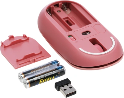 Мышь A4Tech Fstyler FG20 розовый оптическая 2000dpi беспров. USB для ноутбука 4but (FG20 PINK)