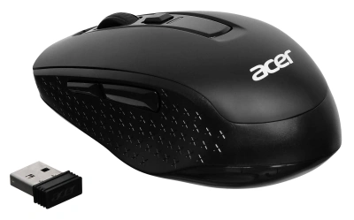Мышь Acer OMR060 черный оптическая 1600dpi беспров. USB 6but (ZL.MCEEE.00C)