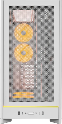 Корпус Montech HS01 Pro белый без БП ATX 6x120mm 2x140mm 2xUSB3.0 audio