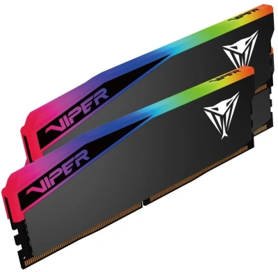 Память DDR5 2x32GB 6000MHz Patriot VEUR564G6028K Viper Elite 5 Ultra RGB RTL Gaming PC5-48000 CL28 DIMM UDIMM 288-pin 1.4В kit single rank с радиатором Ret