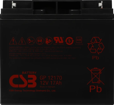 Батарея для ИБП CSB GP12170 B3 12В 17Ач