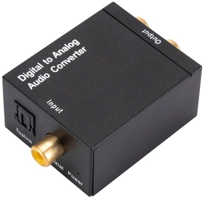 Переходник аудио Premier 5-987 TOS (f)/2хRCA (f) черный