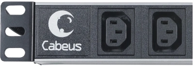 Блок распределения питания Cabeus PDU-8I-2IEC гор.размещ. 8xC13 10A IEC-320-C14 2м