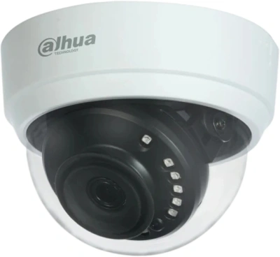 Камера видеонаблюдения аналоговая Dahua DH-HAC-D1A21P-U-IL-0360B 3.6-3.6мм HD-CVI HD-TVI цв. корп.:белый