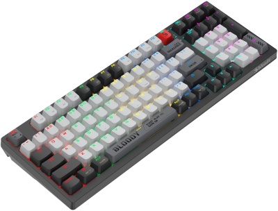 Клавиатура A4Tech WS98 механическая черный/серый USB беспроводная BT/Radio for gamer LED