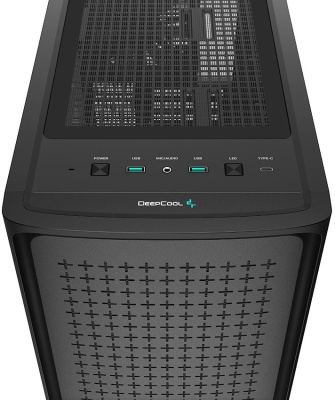 Корпус Deepcool CK560 черный без БП ATX 3x120mm 4x140mm 2xUSB3.0 audio bott PSU