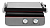 Электрогриль Domfy Metal DSM-EG502 2200Вт черный/серебристый