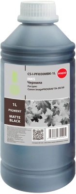 Чернила Cactus CS-I-PFI030MBK-1L PFI-030 черный матовый1000мл для Canon imagePROGRAF TA-20/30/TM-240/340