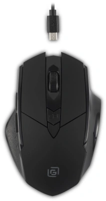 Мышь Оклик 780GW черный оптическая 3200dpi беспров. USB для ноутбука 6but (1903012)