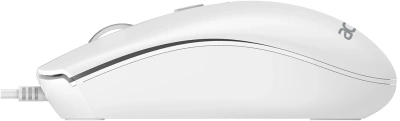 Клавиатура + мышь Acer OCC504 клав:белый мышь:белый USB Multimedia (ZL.ACC11.00N)