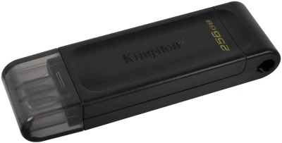 Флеш Диск Kingston 256GB DataTraveler 70 Type-C DT70/256GB USB3.0 черный