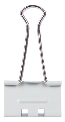 Зажимы Deli E8552S металл 41мм ассорти (упак.:24шт) пластиковая туба