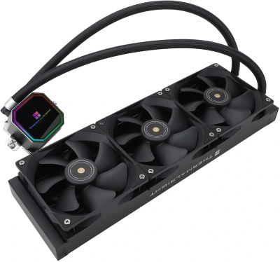 Система водяного охлаждения Thermalright Frozen Prism 360 нет подсветки Soc-AM5/AM4/1151/1200/2066/1700 черный 4-pin 27dB Al Ret (F-PRISM-360-BL)