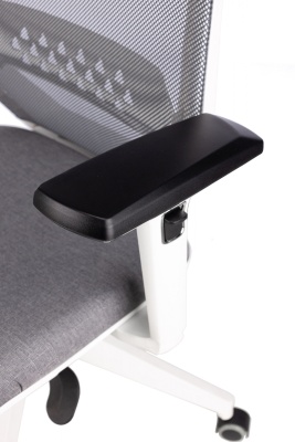 Кресло эргономичное Бюрократ MC-W611NL серый TW-04 38-417 сетка/ткань крестов.4-луч. пластик пластик белый