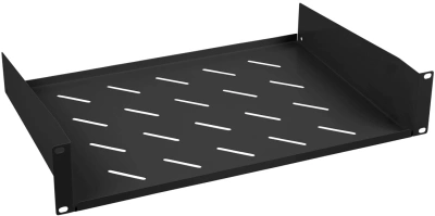 Полка стационарная Cabeus SH-J017-2U-315-BK 2U нагр.:20кг. 19" 315мм черный