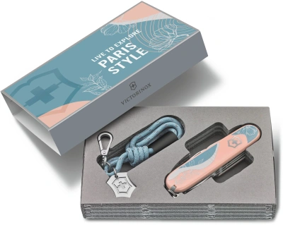 Нож перочинный Victorinox Companion Paris Style (1.3909.E221) 91мм 16функц. розовый подар.коробка в комплекте: шнурок на шею