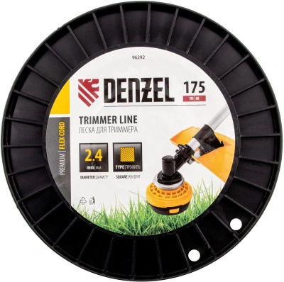 Леска для садовых триммеров Denzel 96292 d=2.4мм L=175м