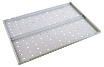 Полка стационарная ЦМО СВ-100У 0.5U нагр.:100кг. 19" 1000мм серый (упак.:1шт)