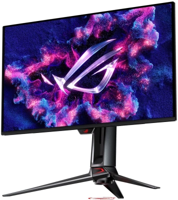 Монитор Asus 26.5" ROG Swift PG27UCDM черный QD OLED LED 16:9 HDMI полуматовая HAS Piv 1500000:1 1000cd 178гр/178гр 3840x2160 240Hz FreeSync Premium Pro DP Quad 4K (2160p) USB 7.62кг