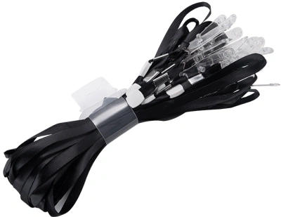 Шнур для бейджа Deli E5764 48.5х1см нейлон ассорти (упак.:20шт) пластиковый пакет