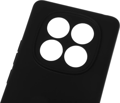 Чехол (клип-кейс) BoraSCO для Xiaomi Redmi Note 14 Pro 4G Silicone Case черный (74848)