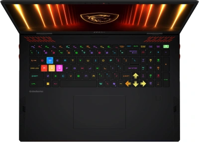Ноутбук MSI Raider A18 HX A8WHG-409RU Ryzen 9 8940HX 32Gb SSD1Tb NVIDIA GeForce RTX5070Ti 12Gb 18" IPS QHD+ (2560x1600) Windows 11 Home black WiFi BT Cam (9S7-182L32-409)